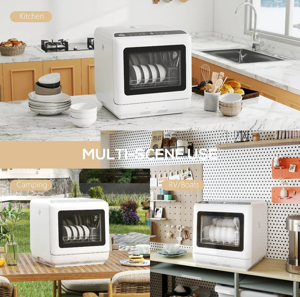 The HOMCOM Pro-Compact 6L Dishwasher Forge Maison