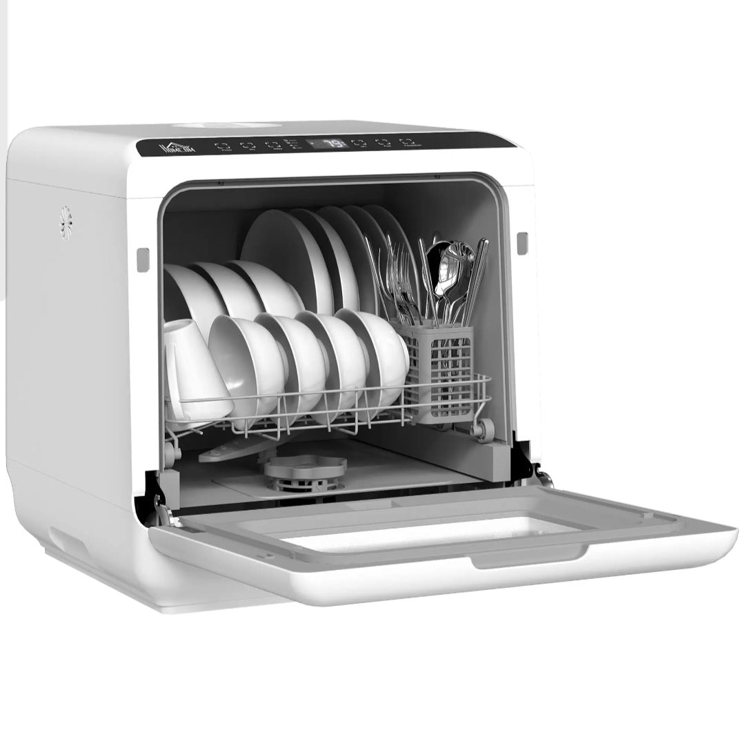 The HOMCOM Pro-Compact 6L Dishwasher Forge Maison